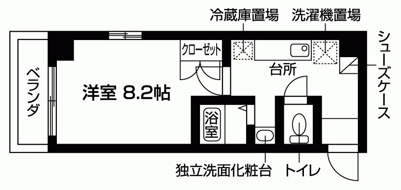 Avenir朱雀の間取り
