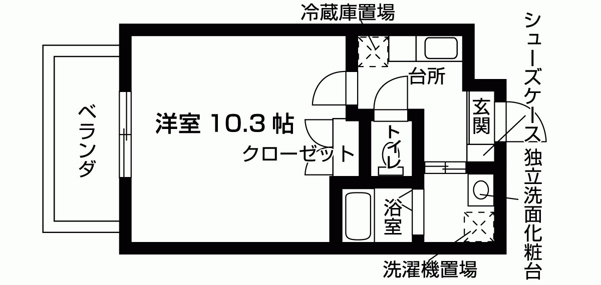 Avenir朱雀の間取り