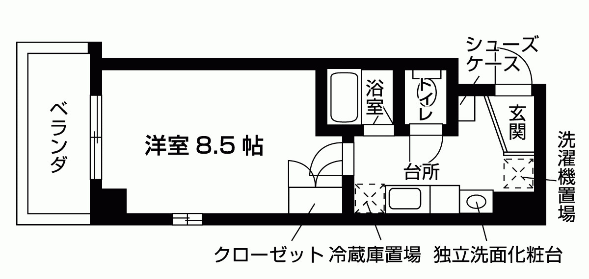 Avenir朱雀の間取り