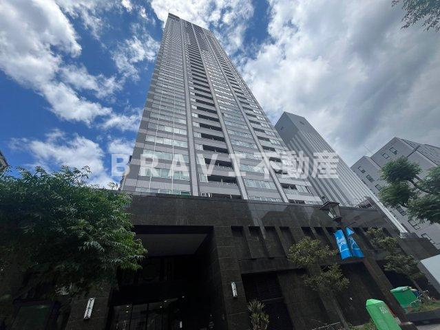 淀屋橋アップルタワーレジデンスの外観|おしゃれな外観です