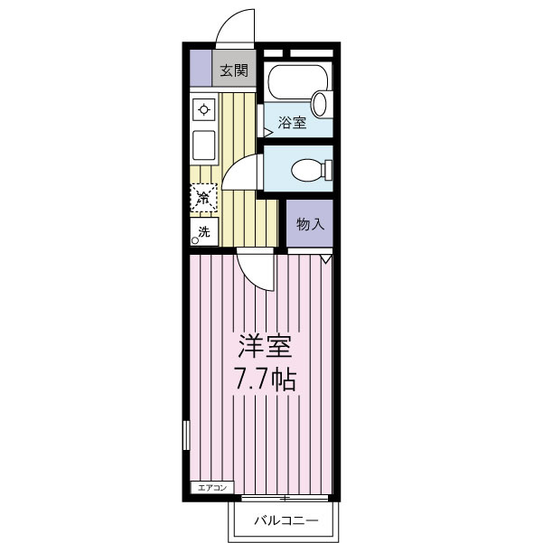 ★単身向けの1Kです★