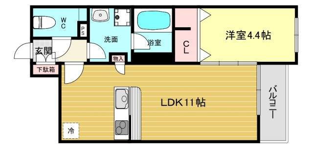 【間取り】 | クオーレ西宮北口Ⅰ