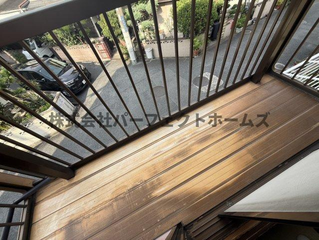 清水町戸建　賃貸のバルコニー|陽当たり良好なバルコニーです