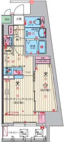 【間取り】 | ファーストフィオーレ神戸ハーバーランド