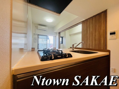 【キッチン】 | メイクス上前津Ⅲ | コンパクトなキッチンで掃除もラクラク