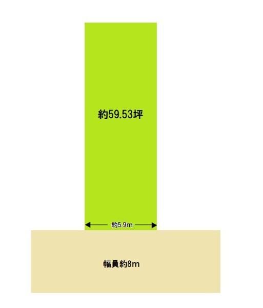 和歌山市駿河町土地（コインパーキング）の土地図