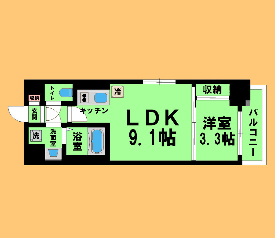 CREST TAPP大曽根Ⅱの間取り