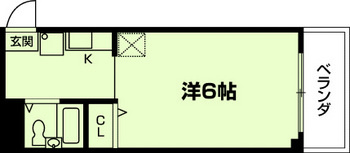 サザンコートⅠの間取り|代表的な間取りです