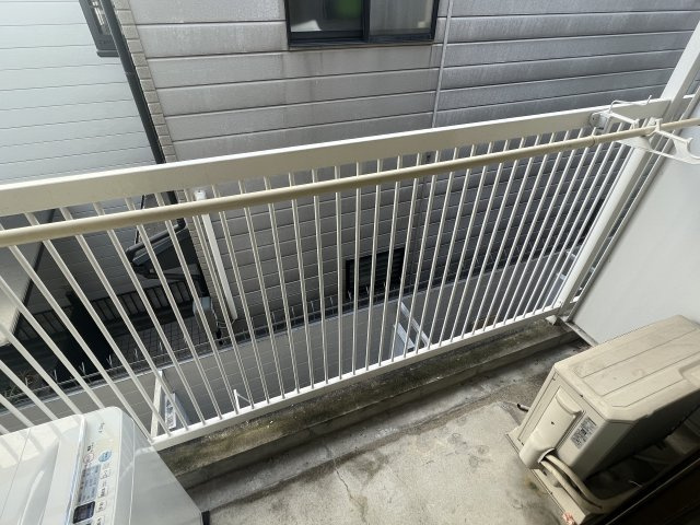 やまいくマンションのバルコニー