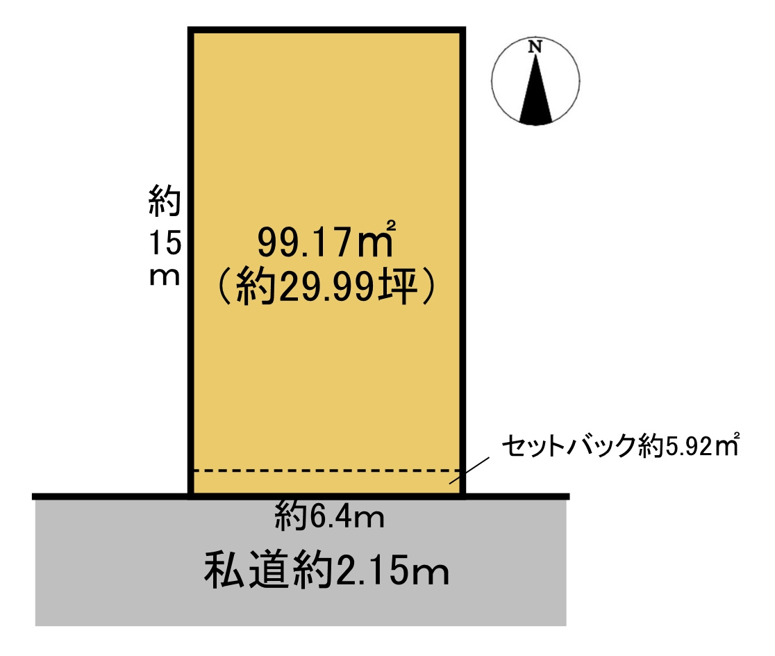 売土地　岐阜市加納鉄砲町3丁目　29.99坪