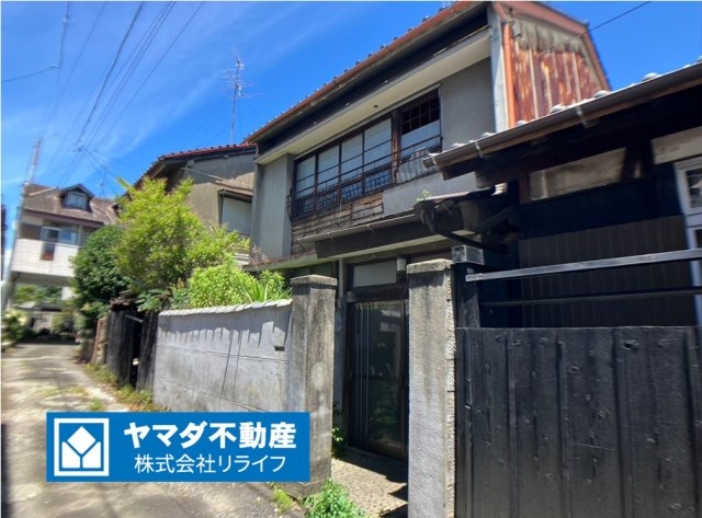 売土地　岐阜市加納鉄砲町3丁目　29.99坪の外観|(2024年6月10日撮影)。前面私道部分の幅員約2.1ｍです。