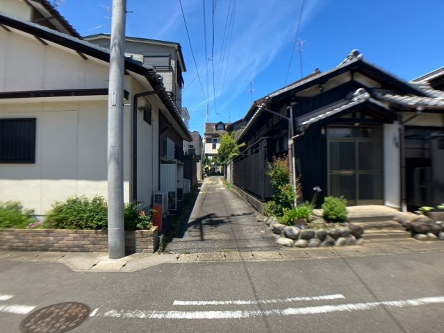 売土地　岐阜市加納鉄砲町3丁目　29.99坪の前面道路含む現地写真|(2024年6月10日撮影)
