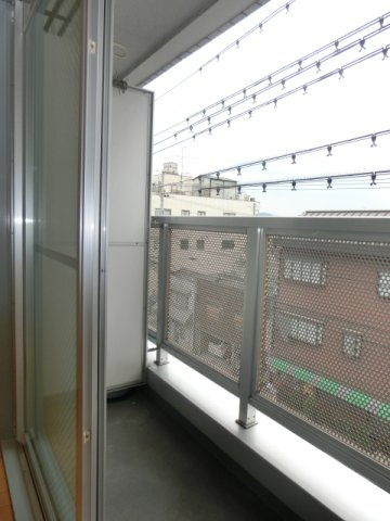レジデンス西陣のバルコニー