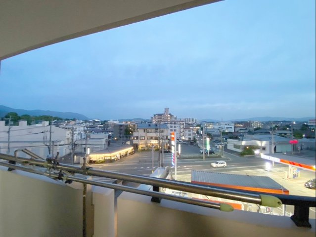 アムール長者原駅前の展望|バルコニーからの眺めです！