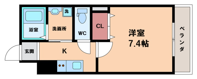 【間取り】 | プルミエール北田辺