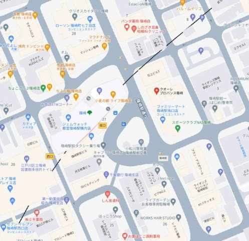 江戸川区篠崎町２丁目の店舗事務所