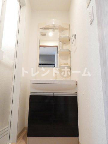 スワンズシティ難波ノーブルの独立洗面台|選べる家電プランあり！！