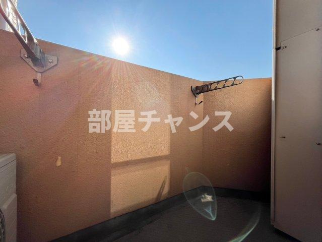 プレサンス名古屋城前のバルコニー