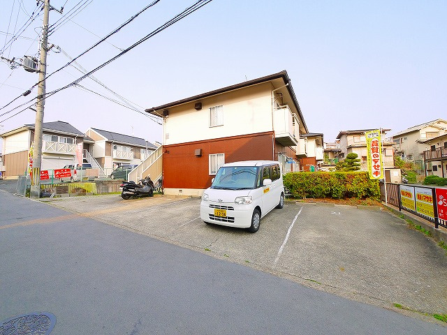 大西ハイツBの駐車場|駐車場があります