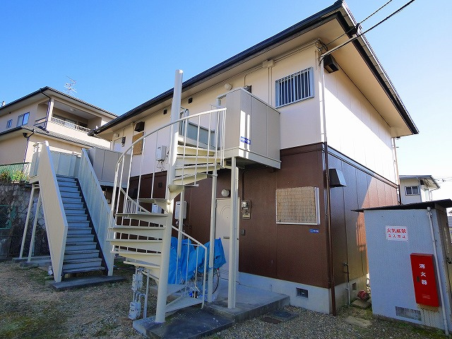 大西ハイツBの外観|外観もきれいです