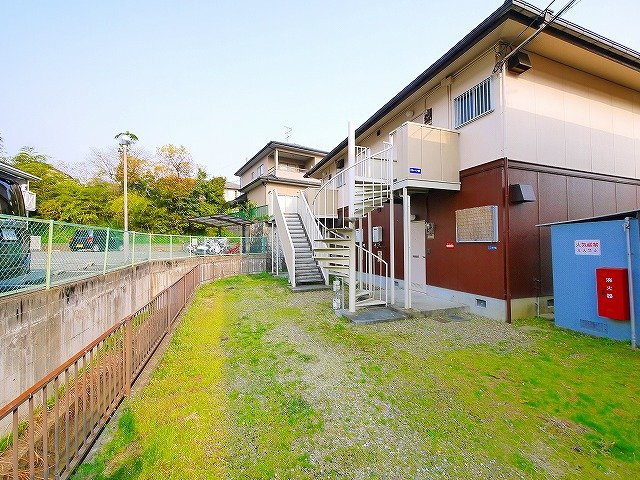 大西ハイツBの外観|外観は落ち着いています