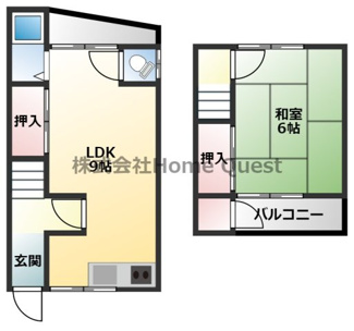 【間取り】 | 太田5丁目貸家