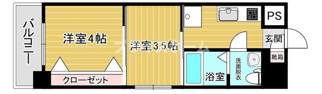 【間取り】 | リファレンス博多駅前　プライスホームなら仲介手数料０円！