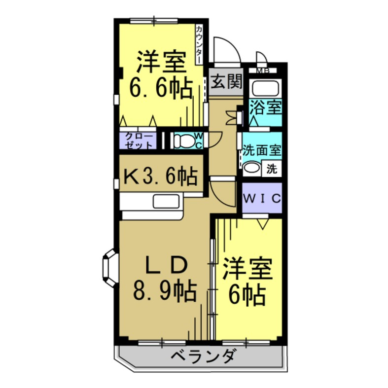 グランシャリオの間取り