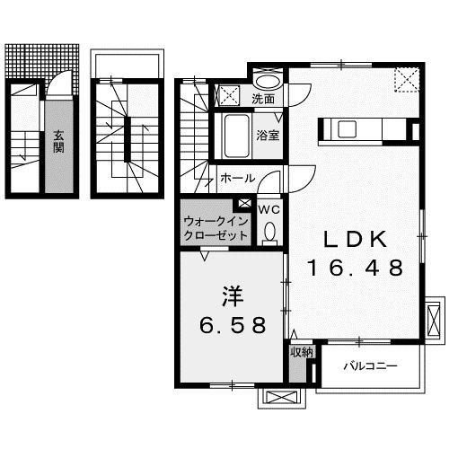 【間取り】 | レガーメ　Ⅱ