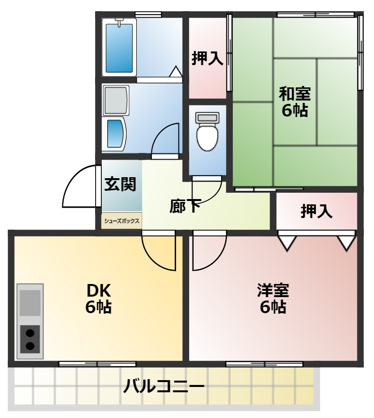 サニービレッジの間取り