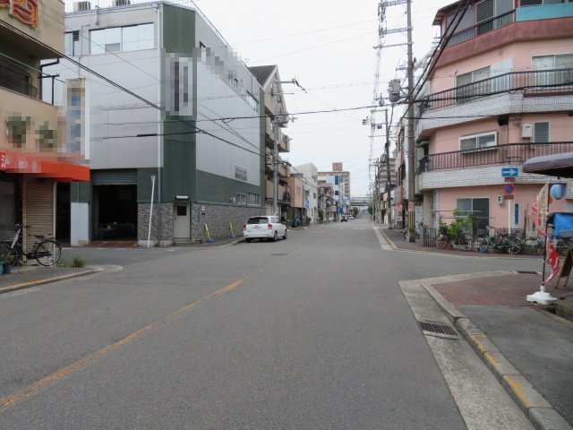 大阪市旭区高殿１丁目のビルの周辺