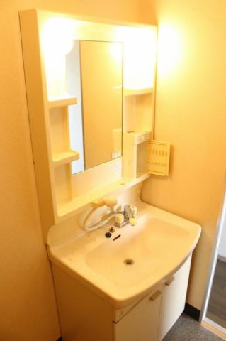 クリエイトビーンズの洗面所|広い洗面スペース