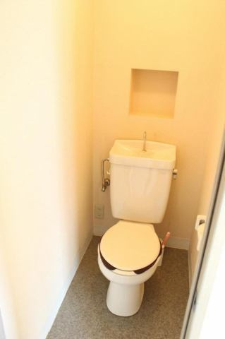 クリエイトビーンズのトイレ|落ち着いたトイレです