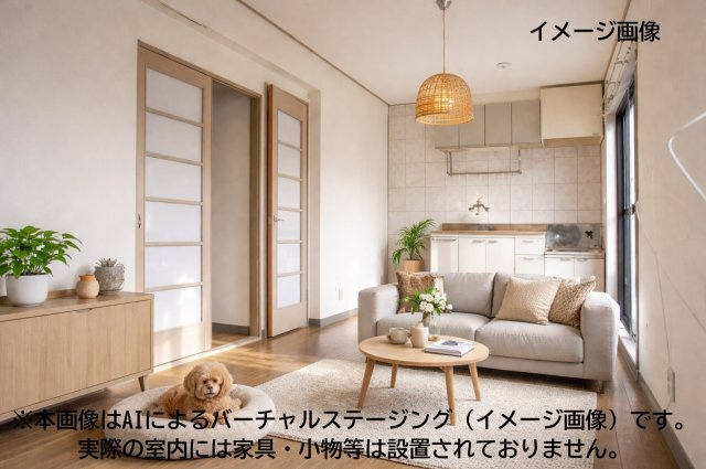 クリエイトビーンズのロビー|※AI生成イメージ画像（レイアウト例）