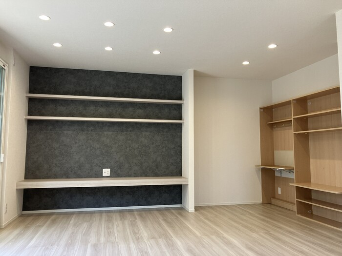 熊本市南区平成１丁目のアパートの居間・リビング