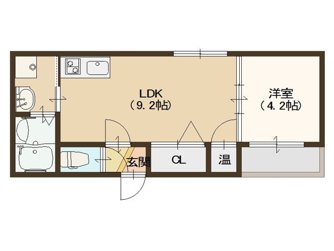 【間取り】 | GRANDIR御崎Ⅰ
