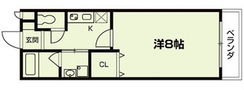 クレドール西陣の間取り|代表的な間取りです