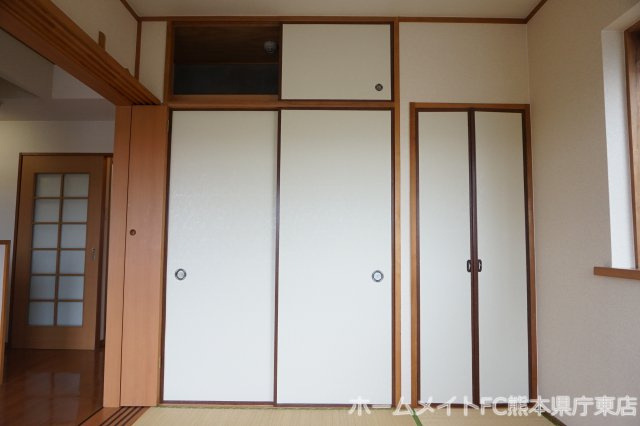 熊本市東区長嶺東８丁目の賃貸マンションの収納