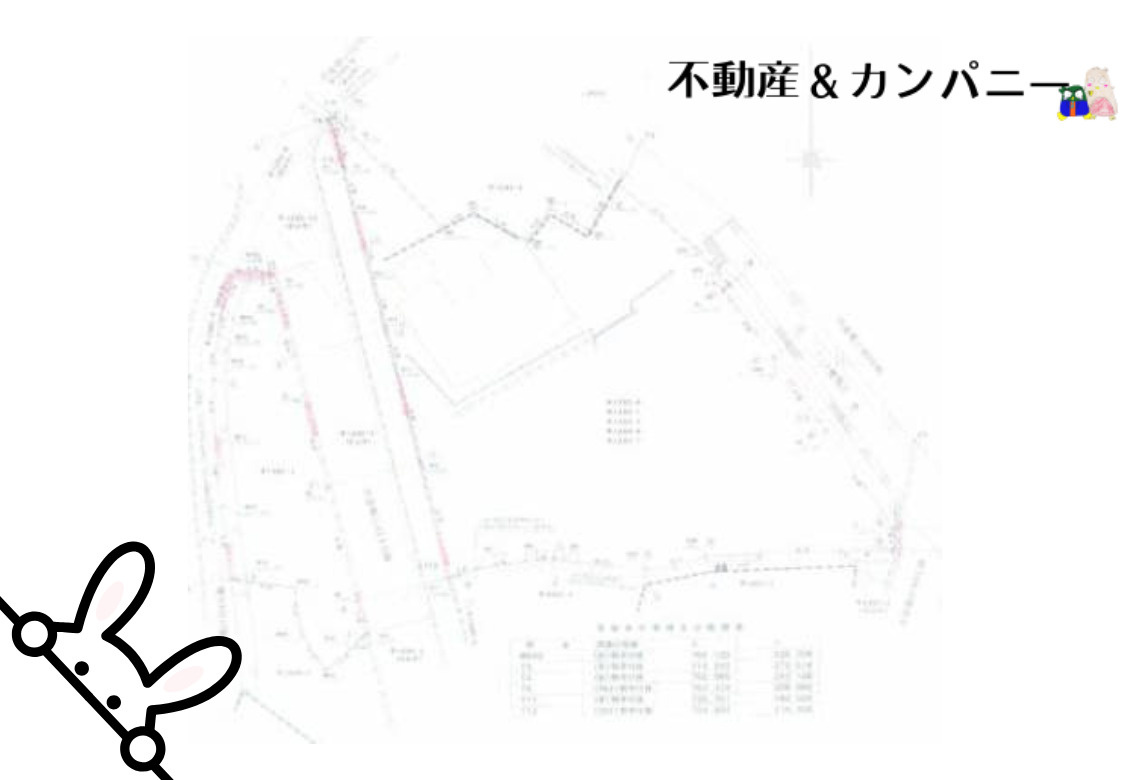 福角町のおトチ　松山市福角町売土地の土地図