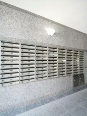 【ロビー】 | ルーブル早稲田弐番館　※7/31退去 | 共用部にメールボックスがあります(^^)/