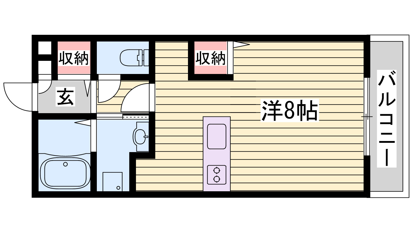 コンフォート小山Ｃの間取り