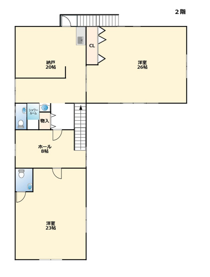 【間取り】 | 香美市土佐山田町 | ２階