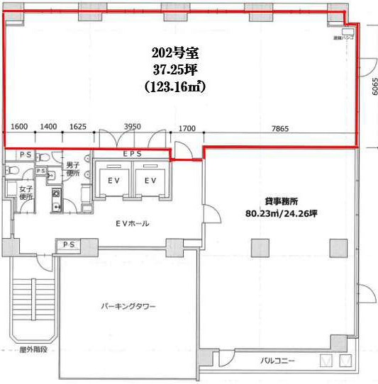   NEXGATE横浜桜木町 （旧タスクセンタービル）の間取り