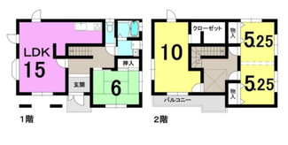 【間取り】 | 野洲市冨波甲　中古戸建