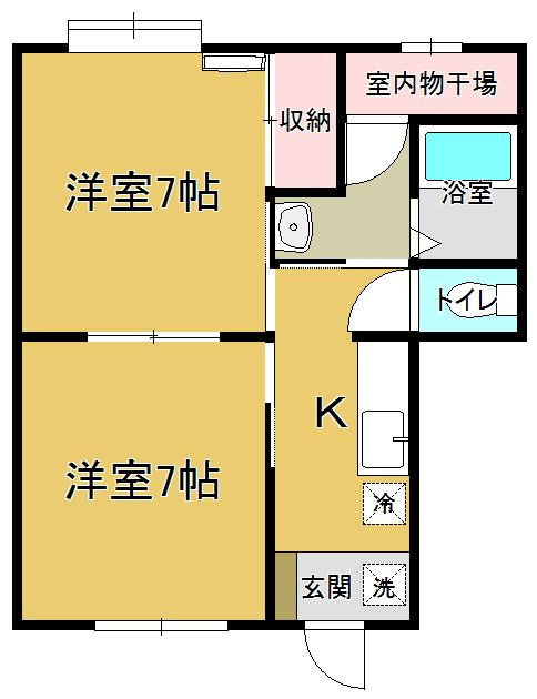 シャレー加賀の間取り