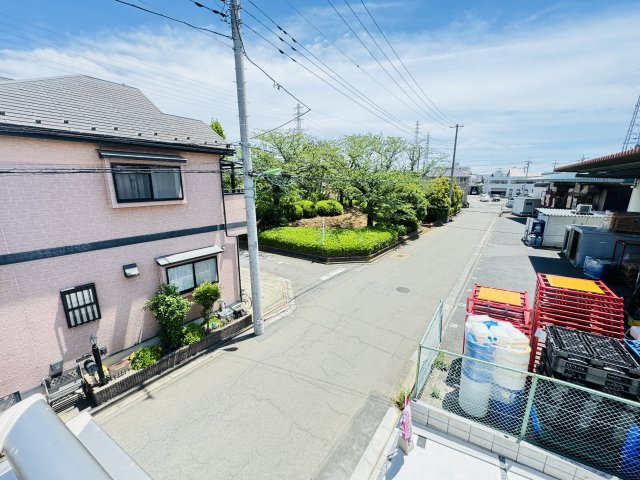 八潮市緑町１丁目新築戸建（緑町第６）の展望|バルコニーより道路側眺望
