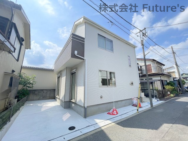 三郷市戸ケ崎1丁目　新築戸建　全1棟の外観|三郷市戸ケ崎1丁目に新築1棟現場の完成です！