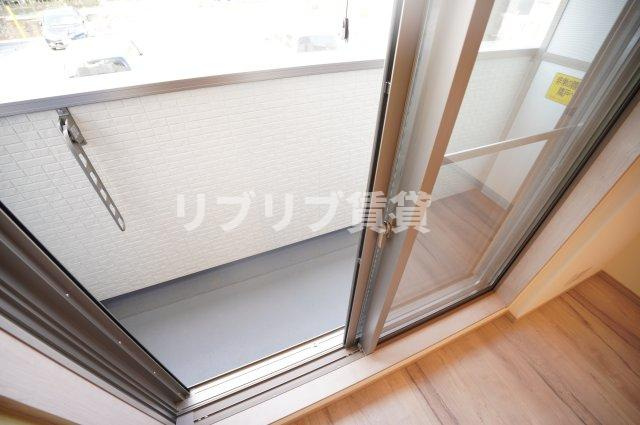 ミリアビタ弁天のバルコニー