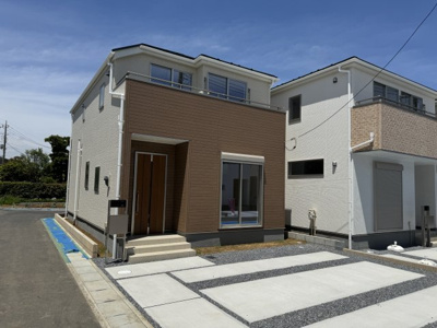 【外観】 | 八潮市緑町１丁目新築戸建（緑町第６） | 10号棟外観・完成済み内覧可能です！