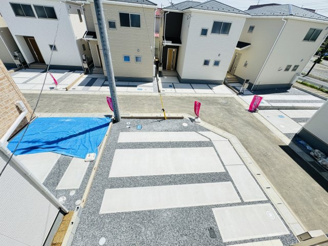 八潮市緑町１丁目新築戸建（緑町第６）の展望|バルコニーより道路側眺望